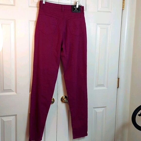 VTG Versace Jean Couture Purple Y2K Mom Jeans 34 - Picture 8 of 12